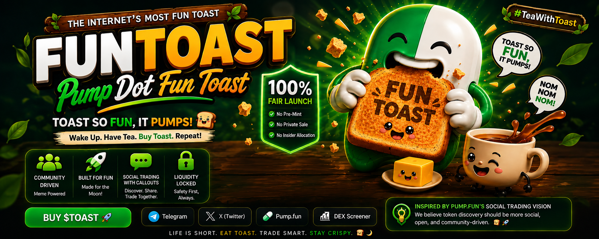 FUNTOAST — Pump Dot Fun Toast